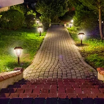 XMCOSY+ Solar Lights Waterproof - Dimmable Outdoor Pathway Lights