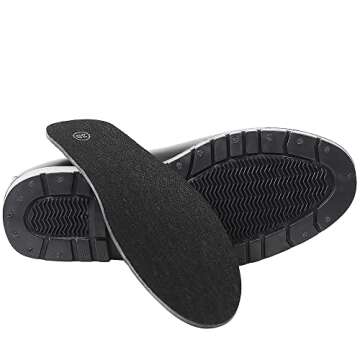 Yvmurain Women's Short Rain Boots Waterproof Work Shoes Lightweight Anti Slip Garden Shoes Rubber Ankle Chelsea Booties