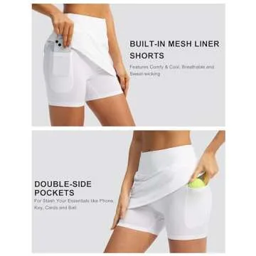 Soothfeel Golf Skorts for Women - Stylish and Functional Athletic Wear