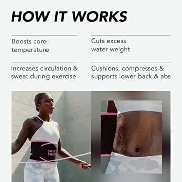 Sweet Sweat Waist Trimmer Belt for High-Intensity Workouts