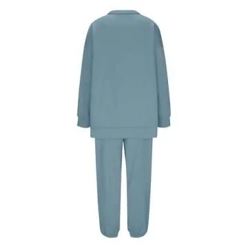 Sweatsuits Women 2 Piece Outfit Jogger Sets Quarter Zip Pullover Sweatshirt High Waisted Joggers Sweatpants with Pockets Track Suits Comfy Matching Athleisure Lounge Pants Sets Airport Travel Outfit