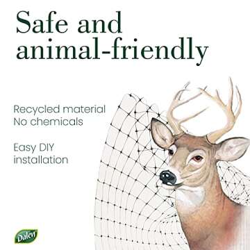 Dalen Deer X Protective Netting - Ultimate Garden Protection 7′ x 100′