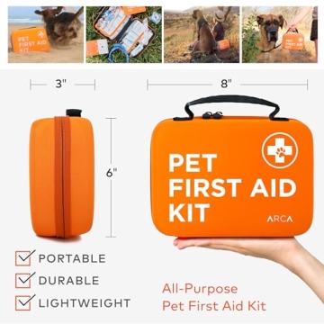 ARCA Pet Dog First Aid Kit with Vet Approved Essentials
