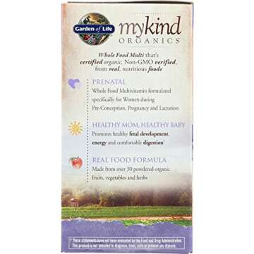 GARDEN OF LIFE Organic Mykind Prenatal Multivitamin, 108 CT