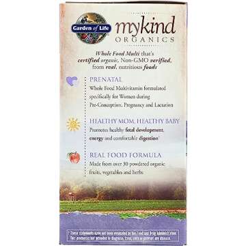 GARDEN OF LIFE Organic Mykind Prenatal Multivitamin, 108 CT