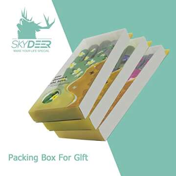 SKYDEER Deerskin Suede Leather Womens Gardening Gloves, Extra Soft Padded Hands Protection, Thorn-Proof and Puncture-Resistant (SD6611/M)