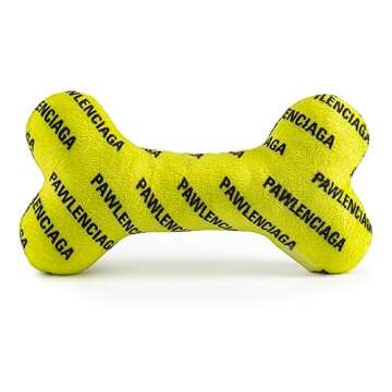 Haute Diggity Dog Fashion Hound Designer Handbags & Bones Collection – Soft Plush Designer Dog Toy...