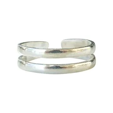 Shop Handmade Silver Adjustable Toe Ring for Women