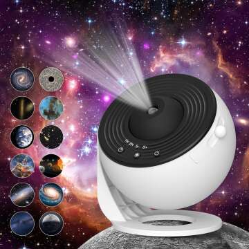 HD Galaxy Projector for Kids - Star & Planetarium Light
