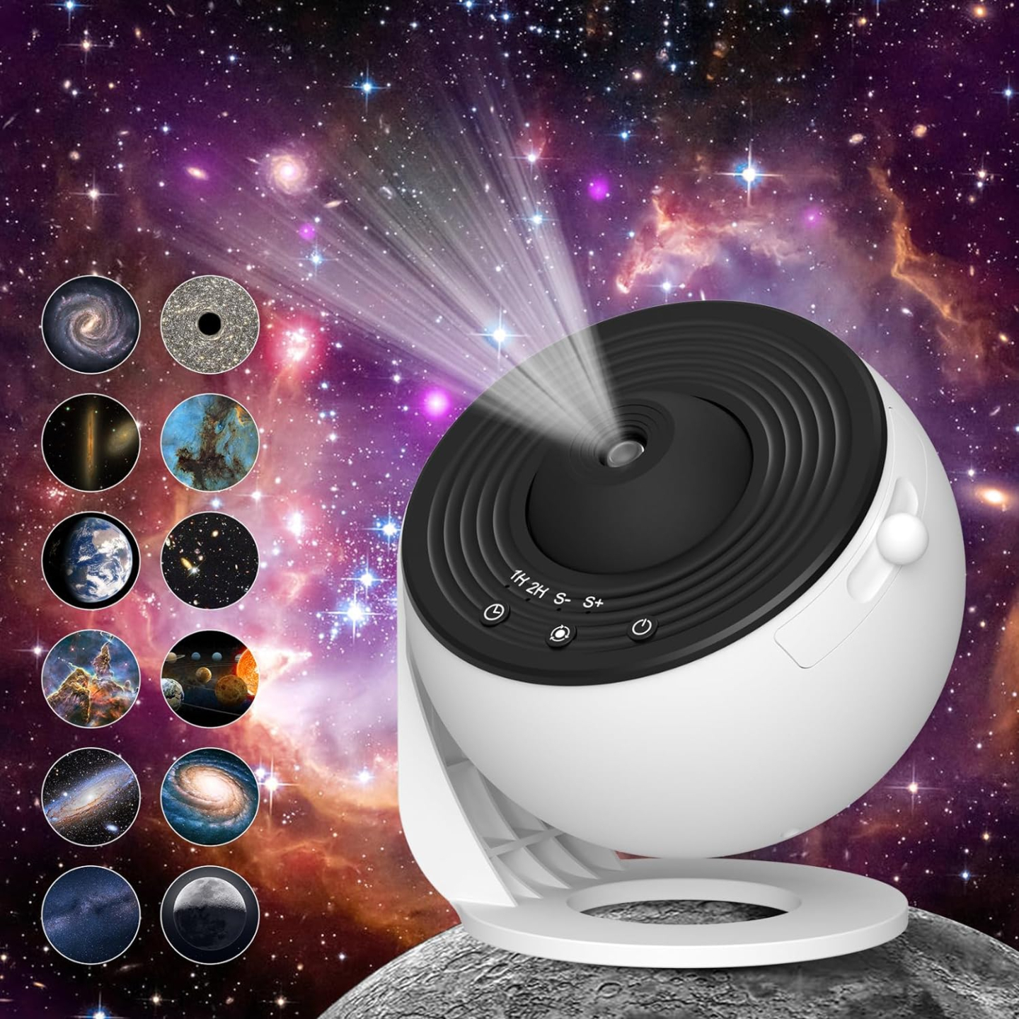 HD Galaxy Projector for Kids - Star & Planetarium Light