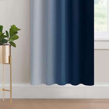 Ombre Blackout Curtains by Yakamok - Elegant and Functional