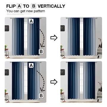 Ombre Blackout Curtains by Yakamok - Elegant and Functional