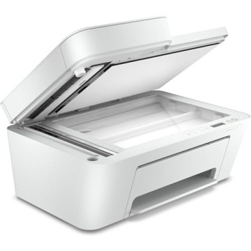 HP DeskJet 4133 All-in-One Wireless Printer Print Copy Scanner Send Mobile Fax 35 Sheets ADFInkjet Printers 8.5 ppm Black 5.5 ppm Color Print from Phone Tablet Smart App, 26Q92A White (Renewed)