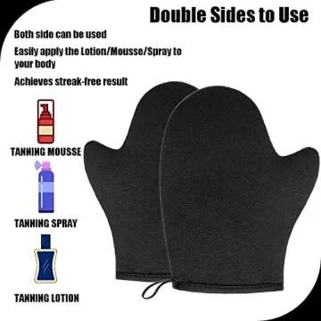 GAIYAH Self Tanning Mitt Applicator - Sunless Tanning Mitt Self Tanning Mitten Self Tanner Mitt Appl...
