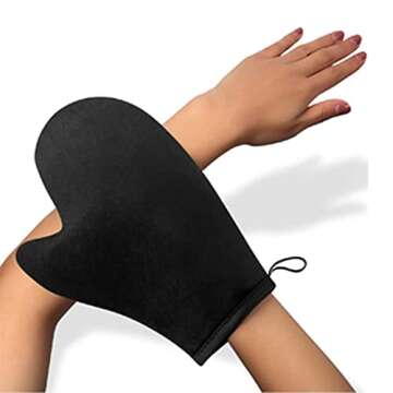 GAIYAH Self Tanning Mitt Applicator - Sunless Tanning Mitt Self Tanning Mitten Self Tanner Mitt Applicator Self Tanning Glove for Self Tan Mitt Applicator Tanning Mitts for Tanning Lotion, Mousse