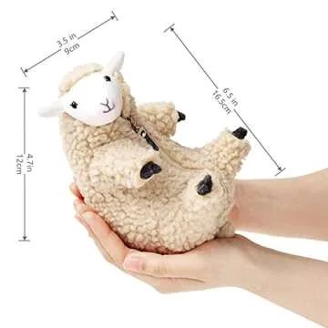 Furvana Shaved Sheep Plush Toy for All Ages