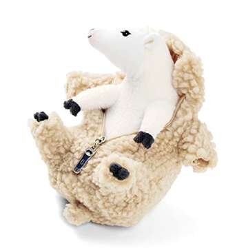 Furvana Shaved Sheep Plush Toy for All Ages