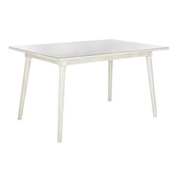 Stylish Safavieh Antique White Dining Table for Modern Homes