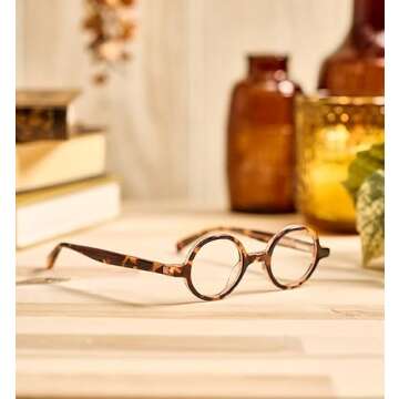 eyebobs Wafer Premium Readers Stylish Round Glasses