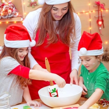 Fun Christmas Silicone Spatula Set for Holiday Baking