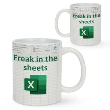 KRLWO Funny Excel Mug for Accountants and Coworkers