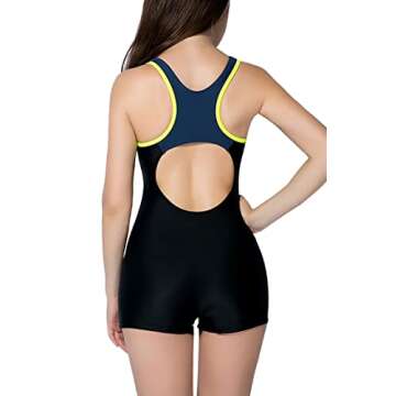 BeautyIns Women's Stylish One Piece Swimwear for Active Use