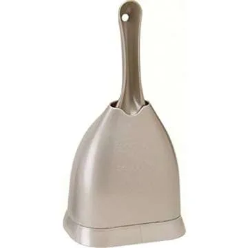 Petmate Scoop N' Hide Cat Litter Scoop with Discreet Litter Scoop Holder, Brushed Nickel