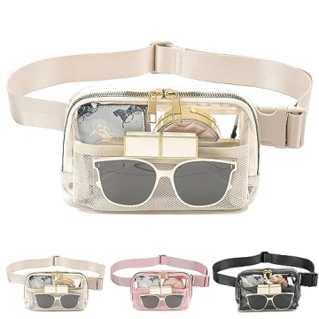 Clear Water Proof Fanny Pack for Concerts and Travel