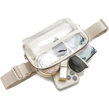 Clear Water Proof Fanny Pack for Concerts and Travel