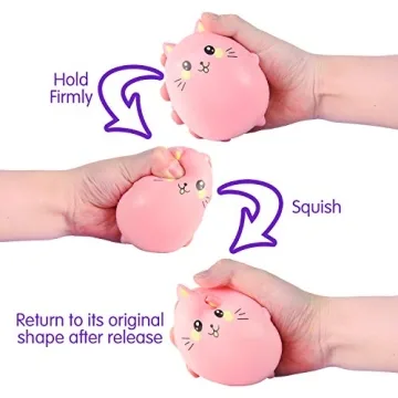 JOYIN Jumbo Easter Eggs Filled with Squishy Toys for Kids