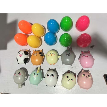 JOYIN Jumbo Easter Eggs Filled with Squishy Toys for Kids