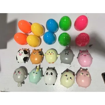 JOYIN Jumbo Easter Eggs Filled with Squishy Toys for Kids