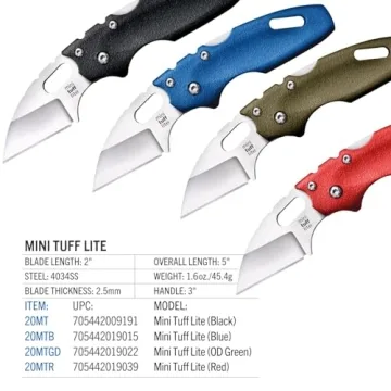 Cold Steel Mini Tuff Lite Pocket Folding Knife for EDC