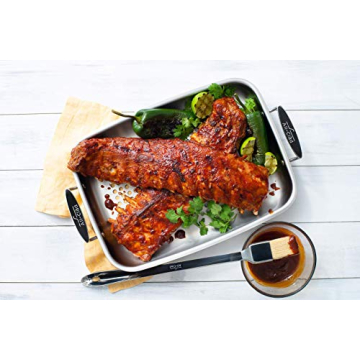 All-Clad 15x11 Inch Stainless Steel Roaster Pan for Grilling