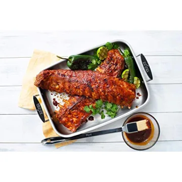 All-Clad 15x11 Inch Stainless Steel Roaster Pan for Grilling
