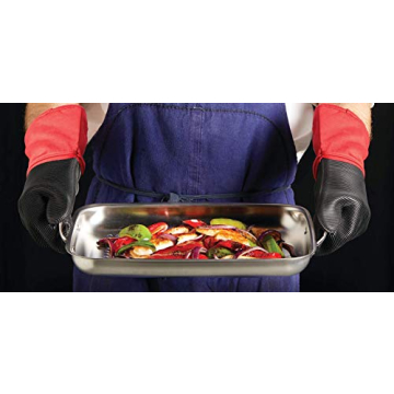 All-Clad 15x11 Inch Stainless Steel Roaster Pan for Grilling