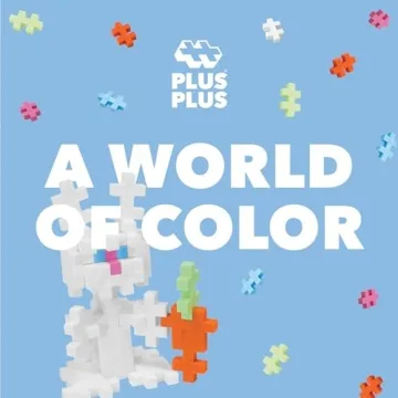 PLUS PLUS 3D Bunny Building Kit for Creative Kids