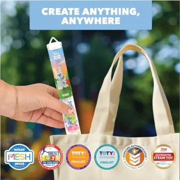 PLUS PLUS 3D Bunny Building Kit for Creative Kids