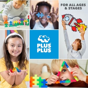 PLUS PLUS 3D Bunny Building Kit for Creative Kids