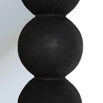 Elegant Creative Co-Op Oval Wall Mirror Black Home Decor