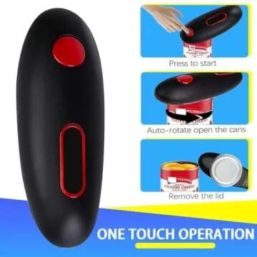 Electric Can Opener - Safe & Easy Kitchen Gadget for All