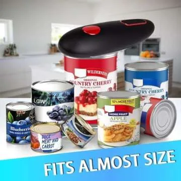Electric Can Opener - Safe & Easy Kitchen Gadget for All