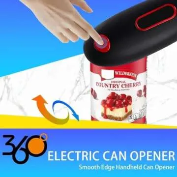 Electric Can Opener - Safe & Easy Kitchen Gadget for All