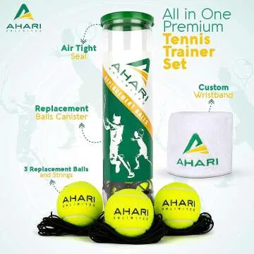 Ahari Premium Tennis Trainer Set for Solo Practice