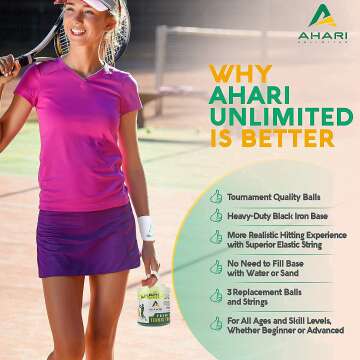 Ahari Premium Tennis Trainer Set for Solo Practice