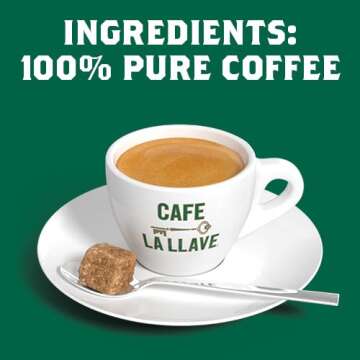Cafe La Llave Espresso Pods: Dark Roast, Intensity 11, Eco-Friendly