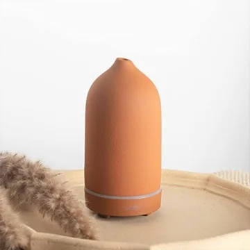 Wanlola Ceramic Essential Oil Diffuser Auto Shut-Off Stylish