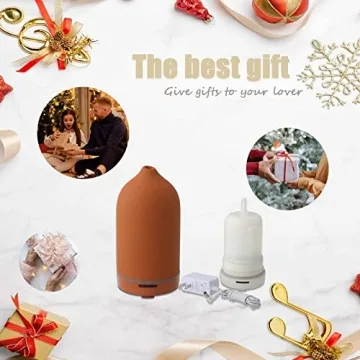 Wanlola Ceramic Essential Oil Diffuser Auto Shut-Off Stylish