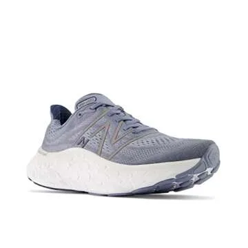 New Balance Men's Fresh Foam X More V4 Running Shoe, Arctic Grey/Natural Indigo, 10.5