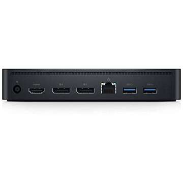 Dell Universal D6000S 4K Dock + ZoomSpeed HDMI Cable (with ethernet) + ZoomSpeed DisplayPort Cable +...